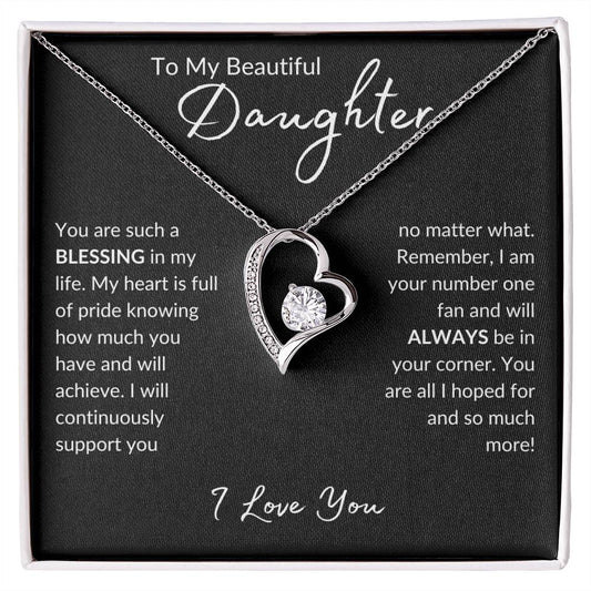 To My Daughter | Blessing | Forever Love Necklace