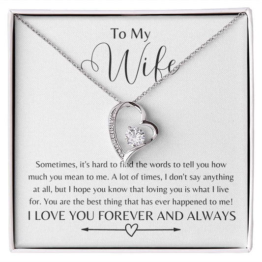 To My Wife | Forever Love Necklace