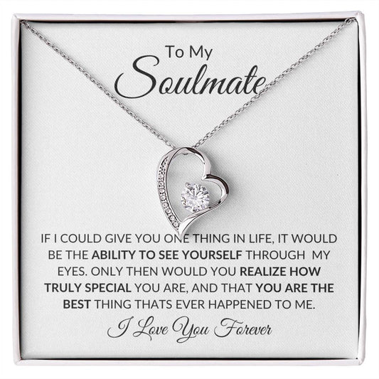 To My Soulmate | Forever Love Necklace
