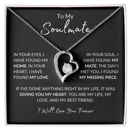 To My Soulmate |  Forever Love Necklace