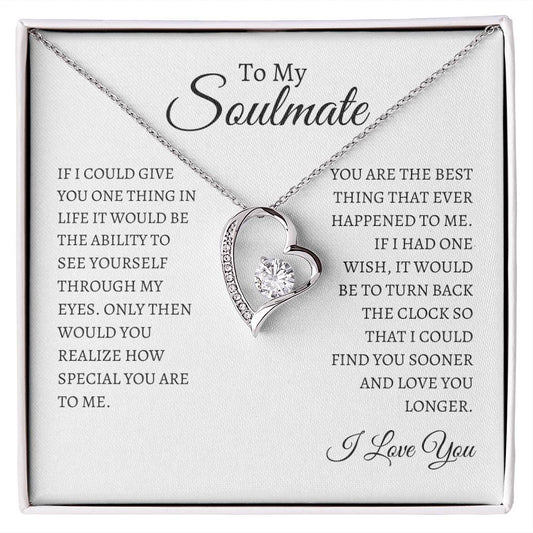 To My Soulmate | Forever Love Necklace