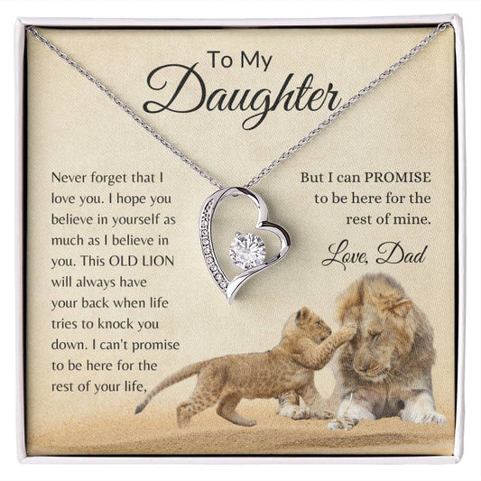 To My Daughter | This Old Lion | Forever Love Necklace