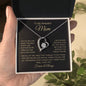 To My Beautiful Mom | Years, Joy, Tears | Love Knot Necklace