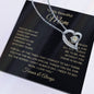 To My Beautiful Mom | Years, Joy, Tears | Love Knot Necklace