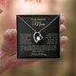 To My Beautiful Mom | Years, Joy, Tears | Love Knot Necklace