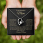 To My Beautiful Mom | Years, Joy, Tears | Love Knot Necklace
