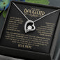 My Daughter | Straighten Your Crown | Gold and Black | Forever Love Necklace