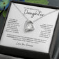 To My Daughter | Brave, Smart, Strong | Forever Love Necklace
