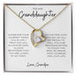 To My Granddaughter | Forever Love Necklace
