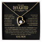 My Daughter | Straighten Your Crown | Gold and Black | Forever Love Necklace