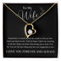 To My Wife | Hearts | Forever Love Necklace
