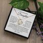 To My Daughter | Love Dad | Forever Love Necklace
