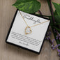 To My Granddaughter | Forever Love Necklace