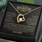 My Daughter | Straighten Your Crown | Gold and Black | Forever Love Necklace