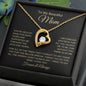 To My Beautiful Mom | Years, Joy, Tears | Love Knot Necklace