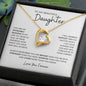 To My Daughter | Brave, Smart, Strong | Forever Love Necklace